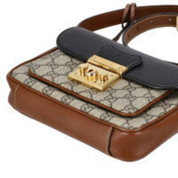 GUCCI Padlock Mini GG Supreme Shoulder Bag - Picture 3 of 6